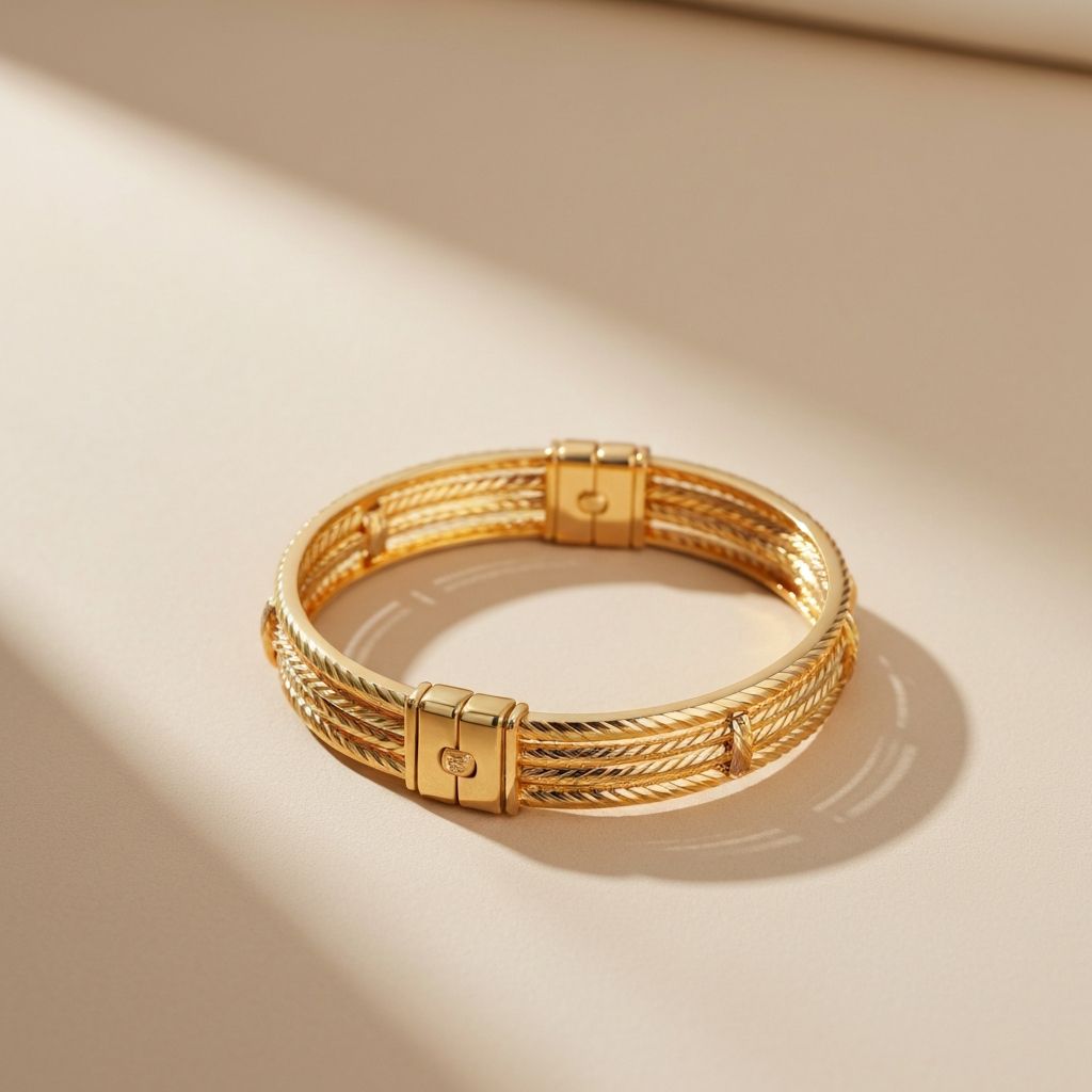 Bracelet en or luxueux