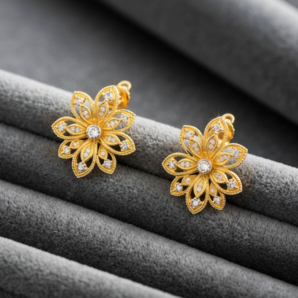 Boucles d'oreilles en or